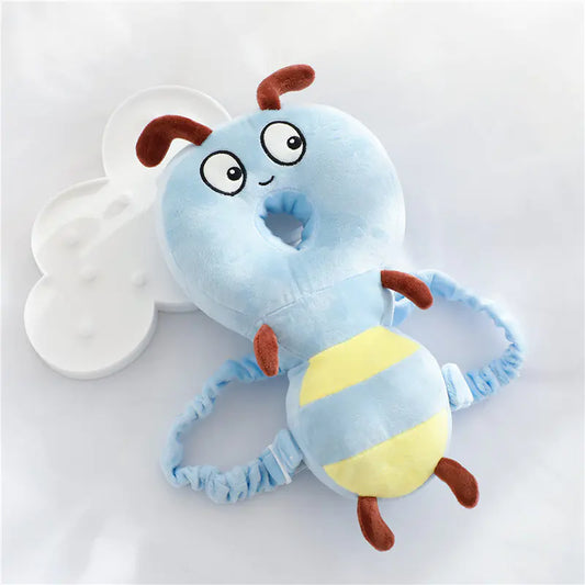 Plush Baby Walker Head Protection Pillow Backpack
